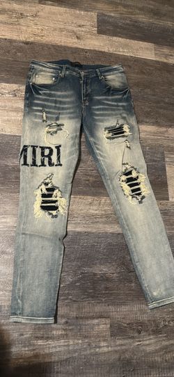 Amiri blue mens jeans size 34
