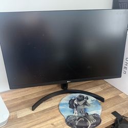 LG monitor And Wireless Keyboard And Mouse 