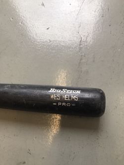 Wooden bat used by former Marlins Wes Helms