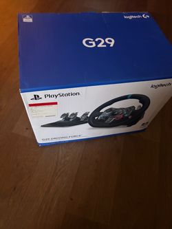 Logitech steering wheel, and pedals G29