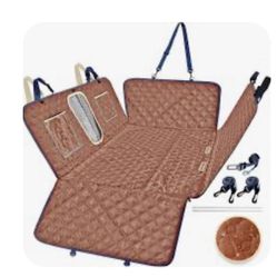 Car Pet Seat Cover for Durable Dog Travel Hammock Scratchproof Back Seat Pet Cover Easy Clean Dog Se