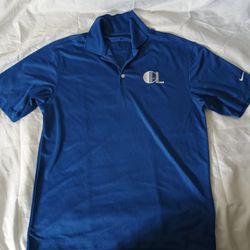 Nike Dri-FIT Blue Polo Shirt