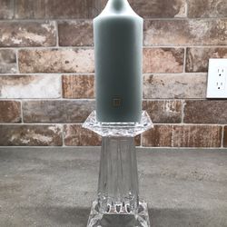 Beautiful Crystal PartyLite Candle Holder & Vase In One $5 New