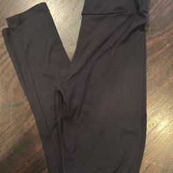Set Of 2 Black Lularoe Leggings Tween