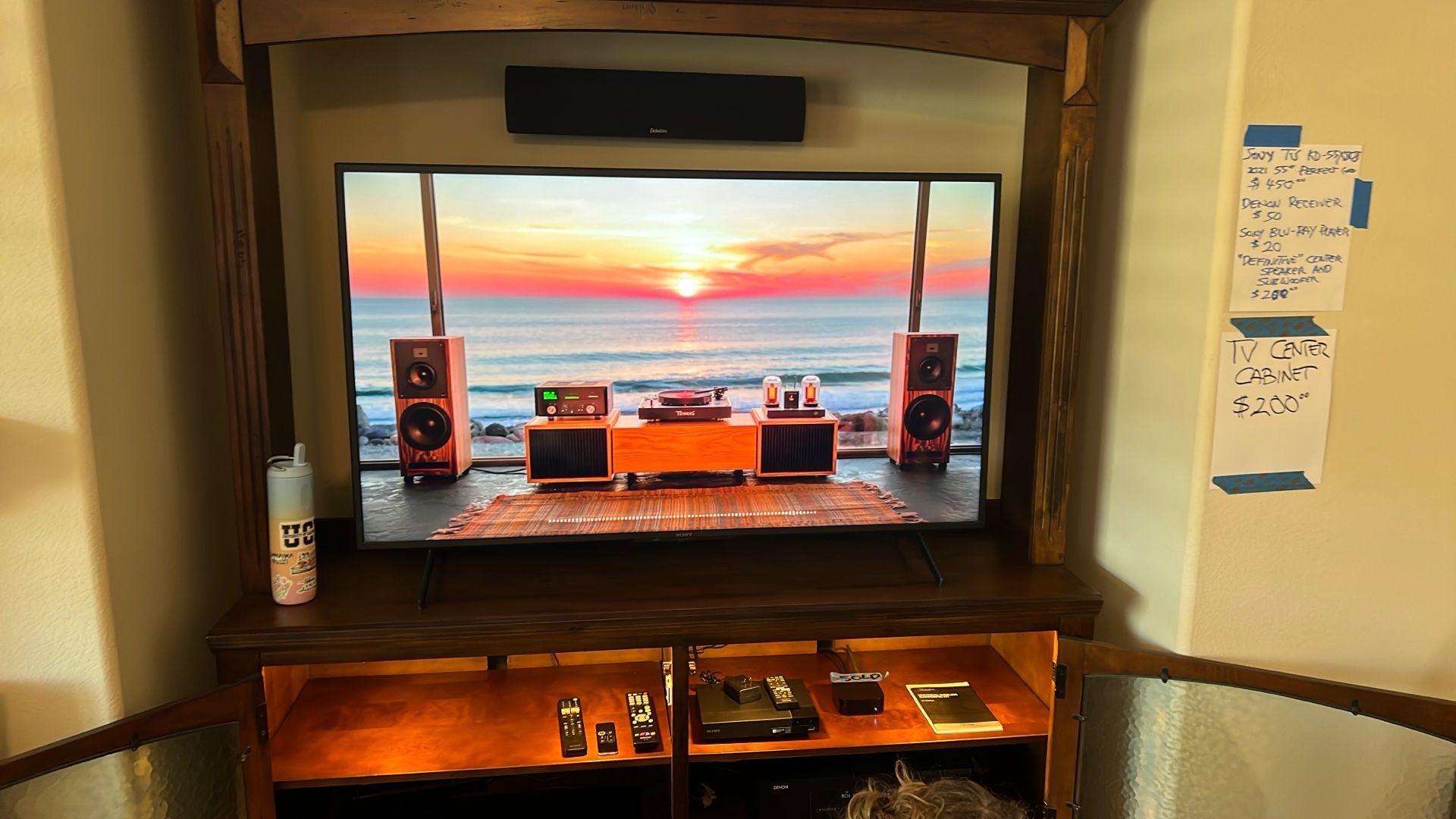 Sony 55” TV Model KD-55X80J