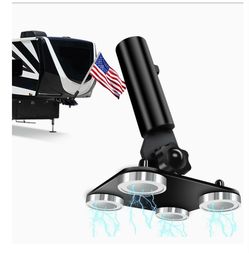 Magnetic Flagpole Mounting Bracket