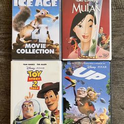 Disney Animated Movies DVD Lot (Lot of 8 Movies)