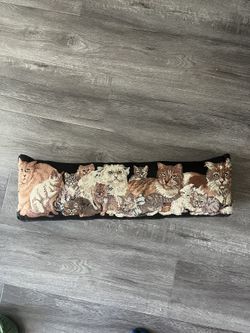 Vintage Cat Pillow