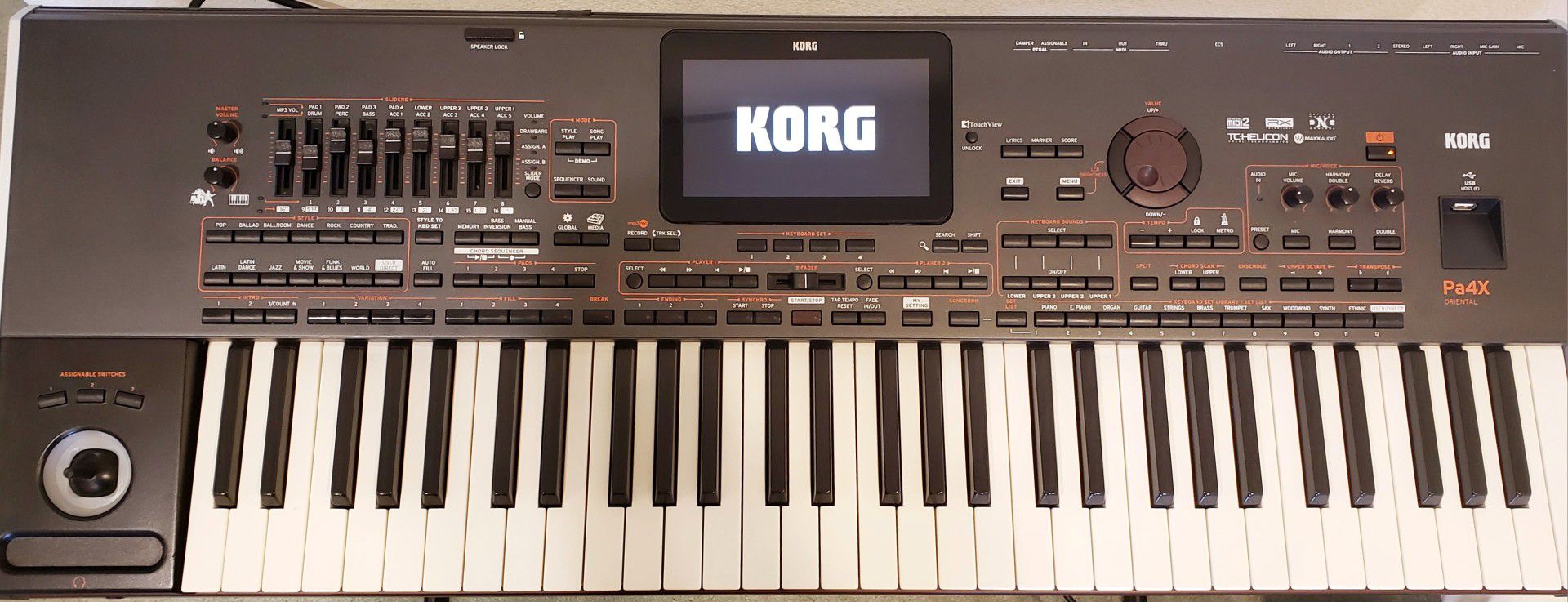 Korg Pa4X Arranger keyboard
