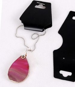Blank jewelry Display card Holder