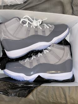 Nike Air Jordan cool Grey 11’s Size 10.5