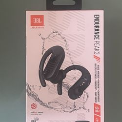 JBL Endurance Peak 3 - Dust and Water Proof (IP68) True Wireless Active Earbuds
