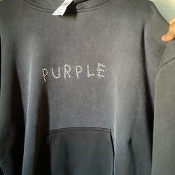 Purple Brand Hoodie S Black 
