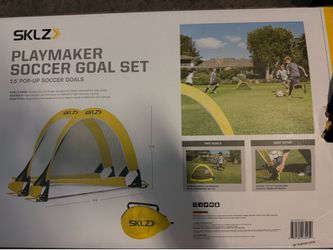 Pop up soccer nets