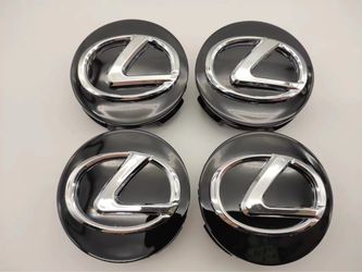 Set of 4 Black/silver 62mm Wheel Center Hub Caps Hubcaps For 2006-2013 Lexus (contact info removed)590