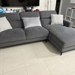 Sectional Fabric Grey
