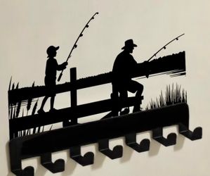 Fishing Themed Key Holder