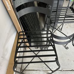 Metal Bar Stools ( Set Of 3 ) 