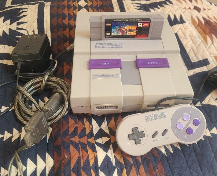 Super Nintendo And Game Working