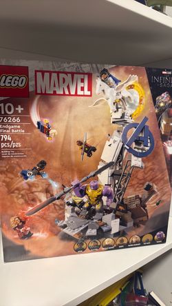 LEGO Marvel Endgame Final Battle Building Set, Avengers Toy with 6 Minifigures, Movie Fan Gift, 76266