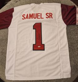 Deebo Samuel Signed Jersey (PSA)
Washington Commanders