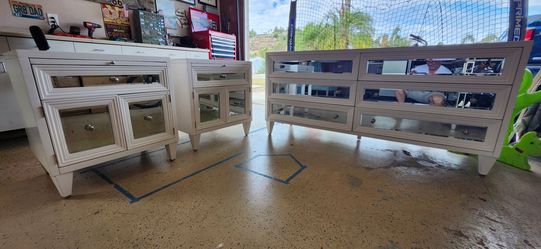 PRIMARY BEDROOM DRESSOR AND NIGHT STANDS