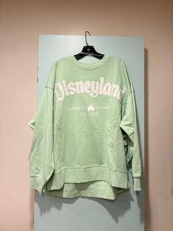 Disneyland Pullover Color Mint Sweatshirt