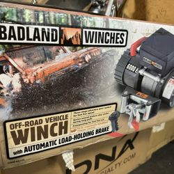 Badland 6000lbs Winch Wireless Remote Auto Load Holding Brake