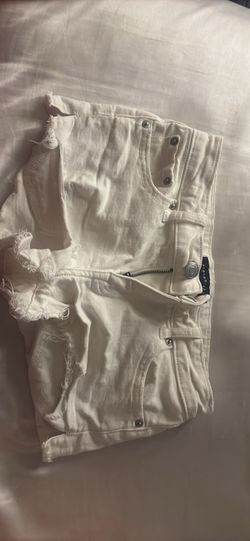 Aeropostale Vintage Low rise Shorty, White, Size 0