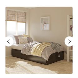 Ameriwood Home Twin  Platform Bed Frame with Drawers - BRAND NEW NEVER USED