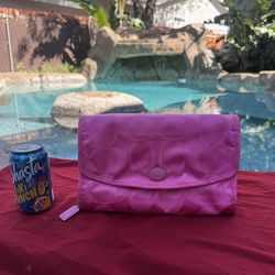 Authentic Coach Cosmetic Case