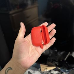  Apple airpods pro case red silicone 1st & 2nd gen