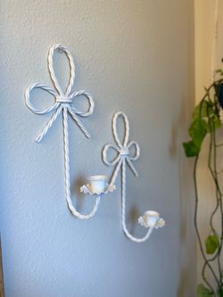 Vintage Homco candle holders