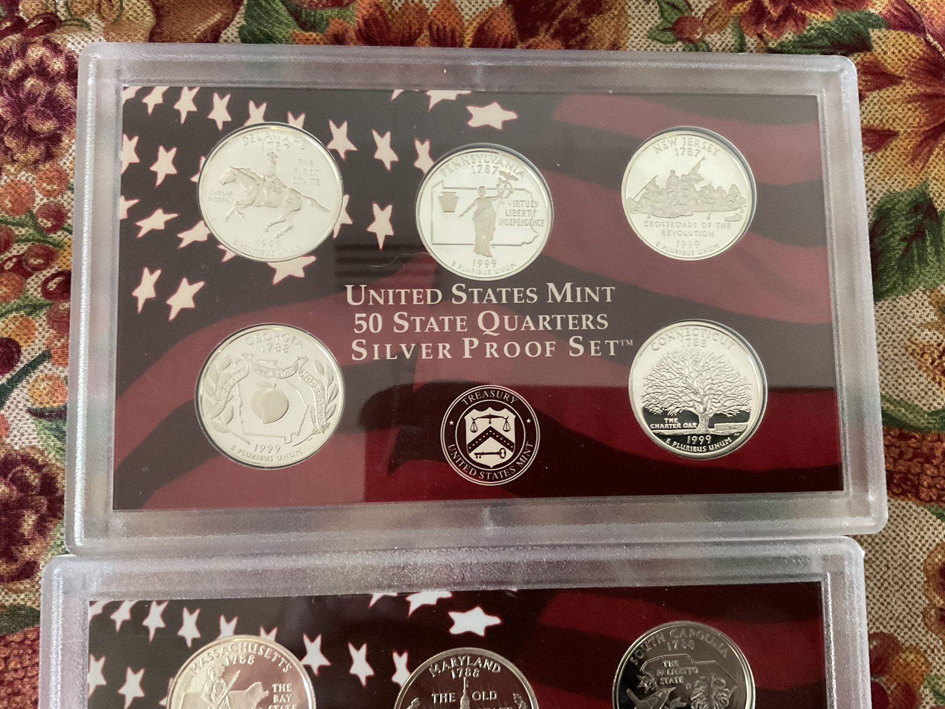 1(contact info removed) STATE QUARTER sets SILVER PROOFS