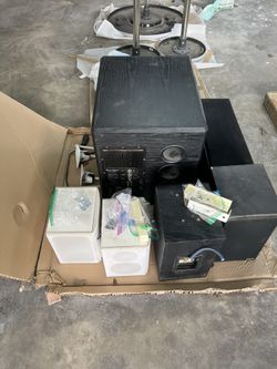 Subwoofer And Paradigm/Velodyne Surround Sound Home Theatre Set