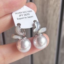 Butterfly Earrings Set – 7 Pairs – 925 Silver Posts