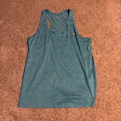 Blue under armour sports tank top