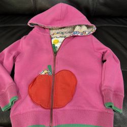 Mini Boden Girls Cotton & Fleece Lined Jacket 