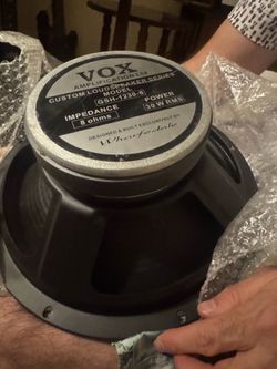 VOX GSH-1230-8 Custom Loud Speaker Series 12" 8 ohm 30W Guitar Wharfedale Tested