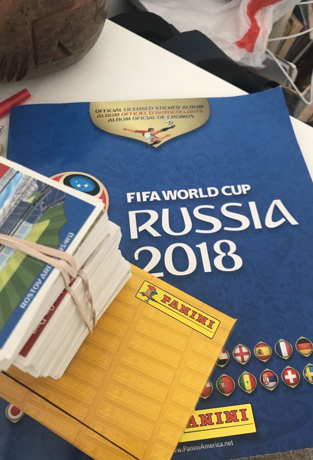 Panini world cup stickers