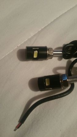 Motorcycle LED license-plate