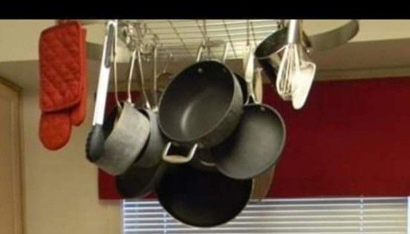 Pots And Pans Hanging Rack