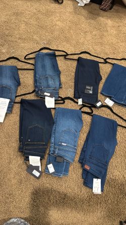 Women’s designer jeans all brand new with tags