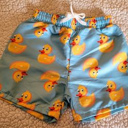 Infant Boy Duck Swimming Trunks (Size 9-12 Months) 