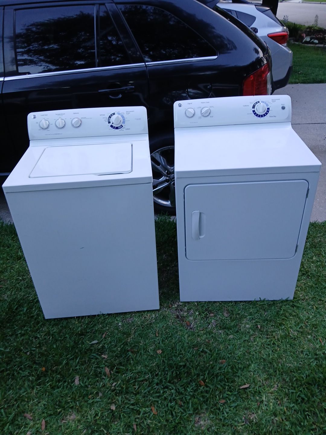 Matching ge electric washer and dryer