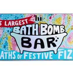 2 Hi Peach Layne World's Largest Bath Bomb Bar, 3.57 lb, Bath Bombs, Gift for Women, Bath Fun, Bath time Fun, Big Bath Bomb, Large Bath Bomb,