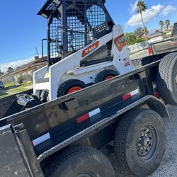 Bobcat & Dump Trailer