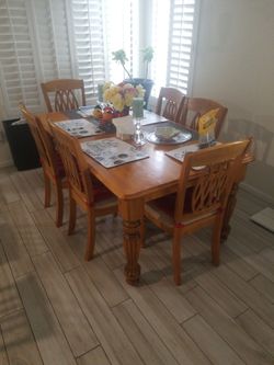 Solid Wood Kitchen Table