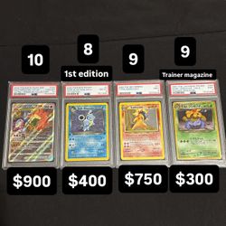 Pokemon Cards (PSA Graded) 