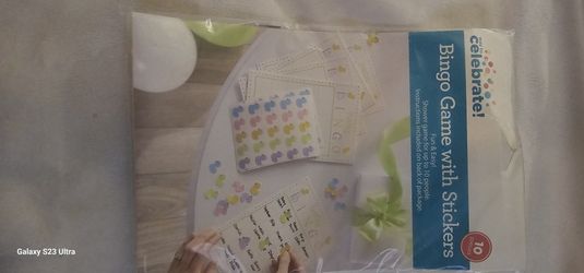 Bingo Game With Stickers